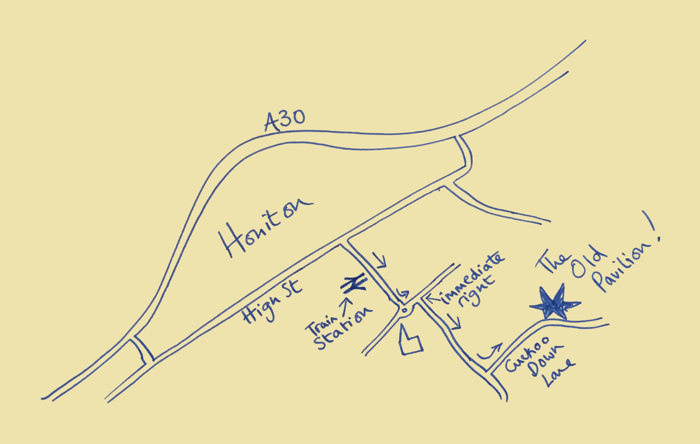 How to get to the Old Pavilion